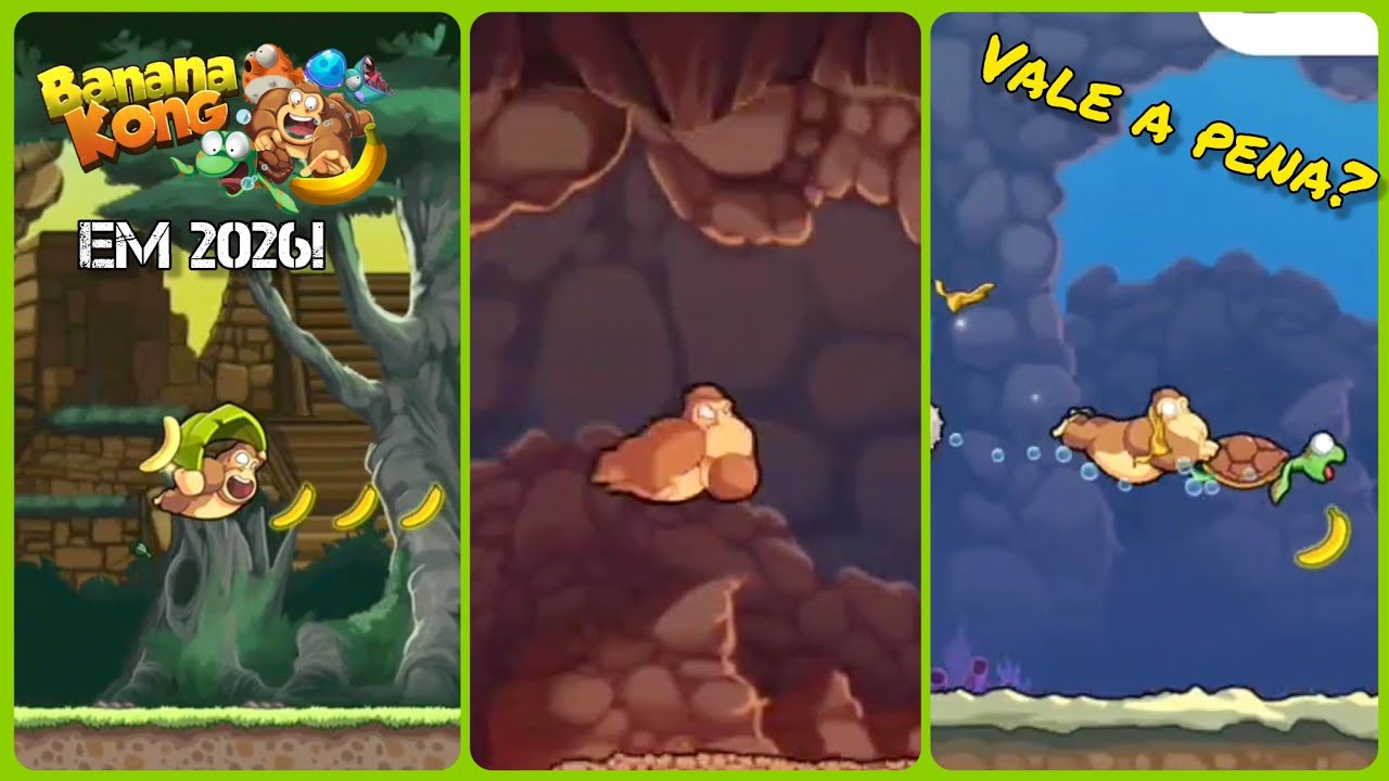 JOGUEI BANANA KONG EM 2026 (PRIMEIRA VEZ)