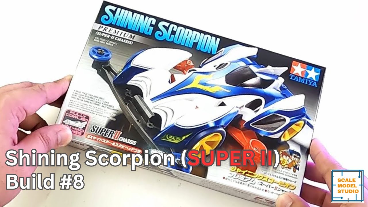 Build #8 | How to Build/Assemble Shining Scorpion SUPER II CHASIS #tamiya #mini4wd #toys