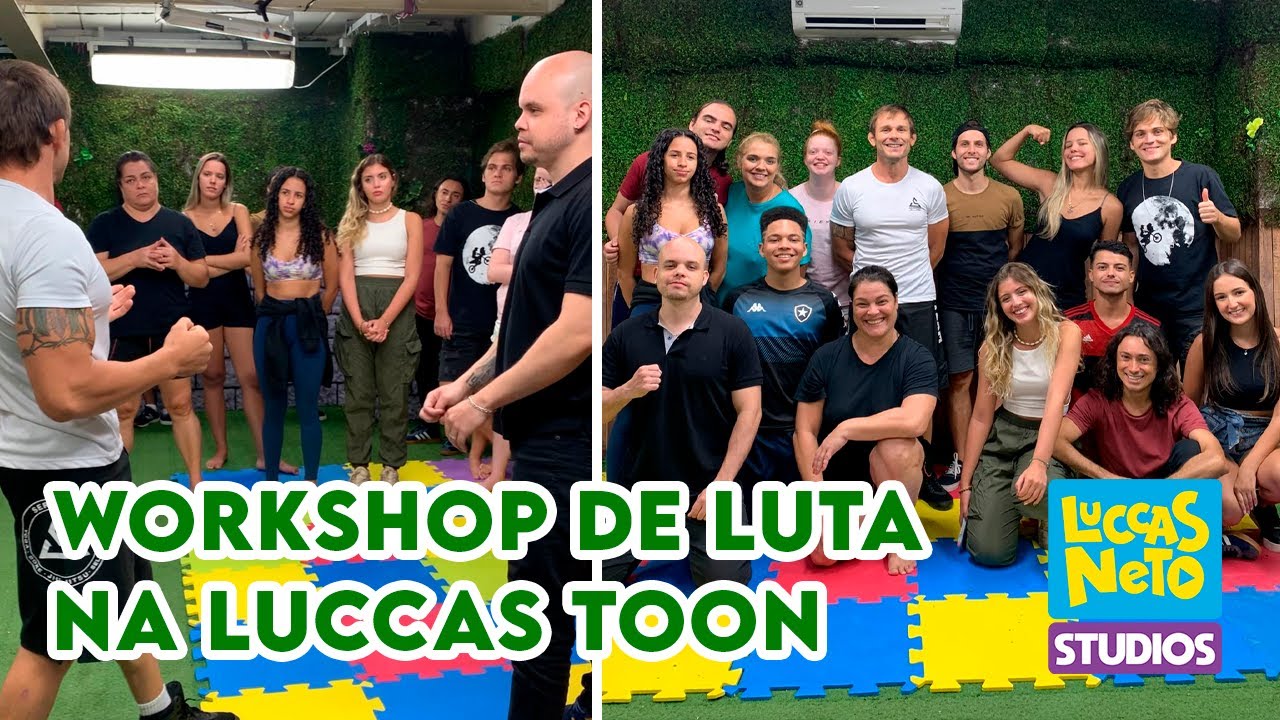 O ELENCO DA LUCCAS TOON PARTICIPOU DE UM WORKSHOP DE LUTA!