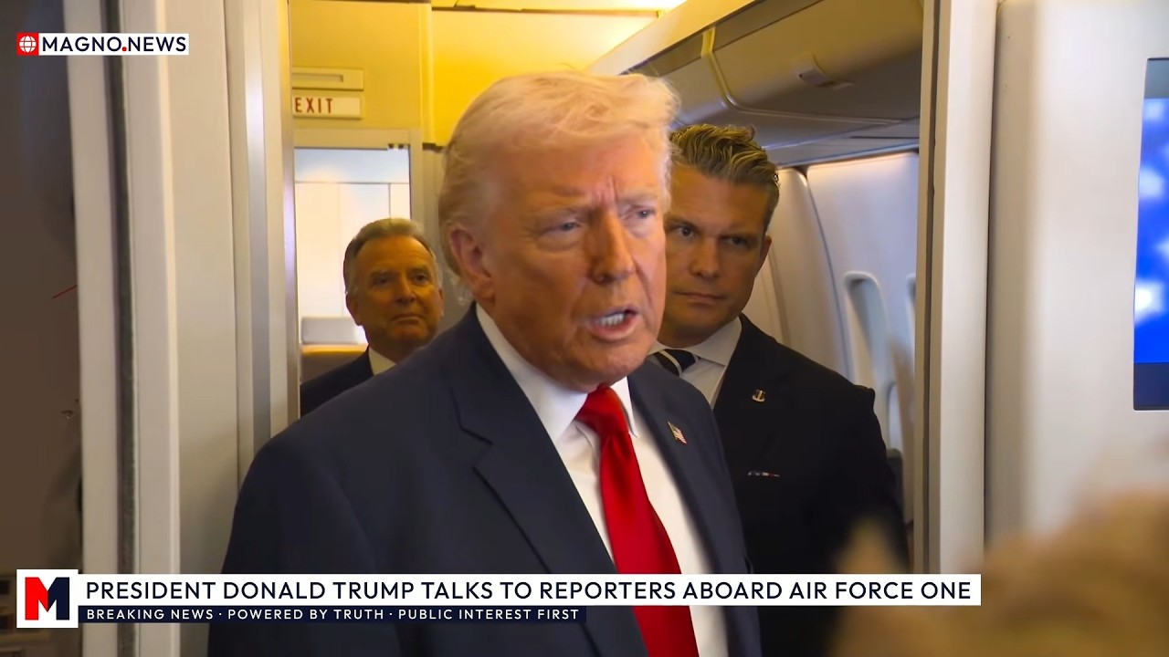 🇺🇸 Дональд Трамп сообщает последние новости об операции «Эпическая ярость» против Ирана на борту ...