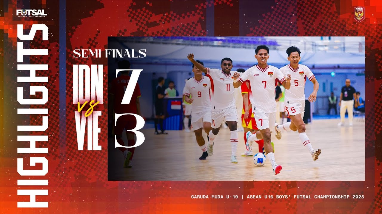 Indonesia VS Vietnam | Asean U19 Futsal Championship 2025 | Futsal Boys