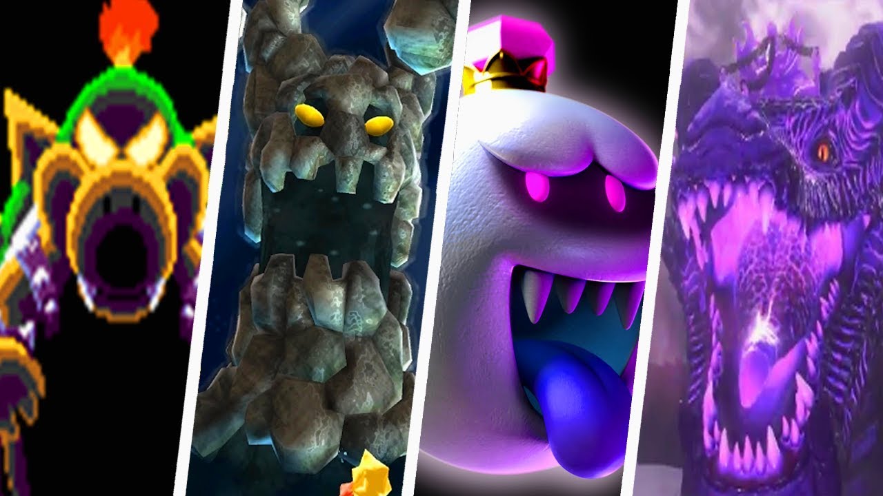 Evolution of Scary Bosses in Super Mario Games (1995 - 2018)
