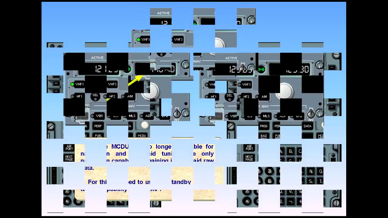 A320 CBT #63 Navigation Abnormal Operation