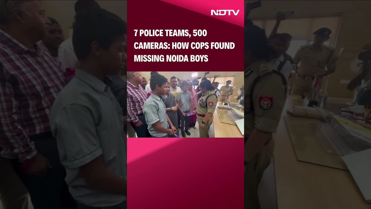 7 Police Teams, 500 Cameras: How Cops Tracked Down Missing Noida Boys