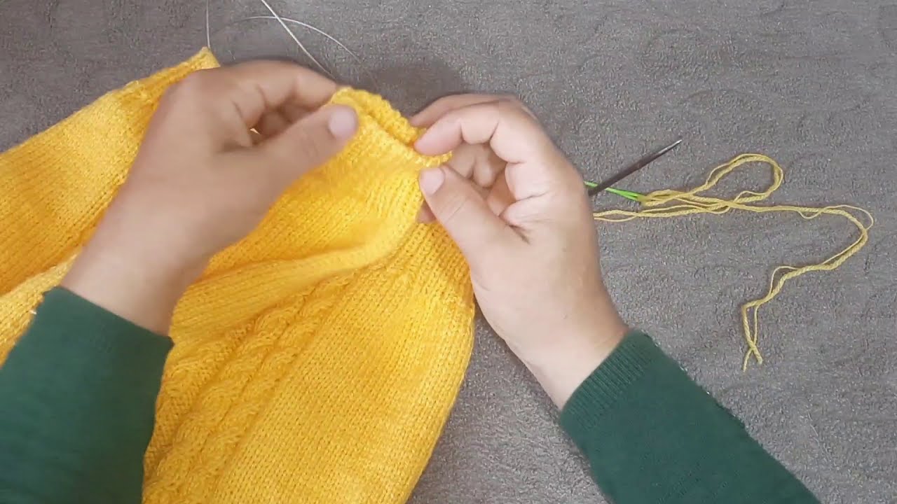 ÖRGÜDE LASTİK KESME TEKNİĞİ