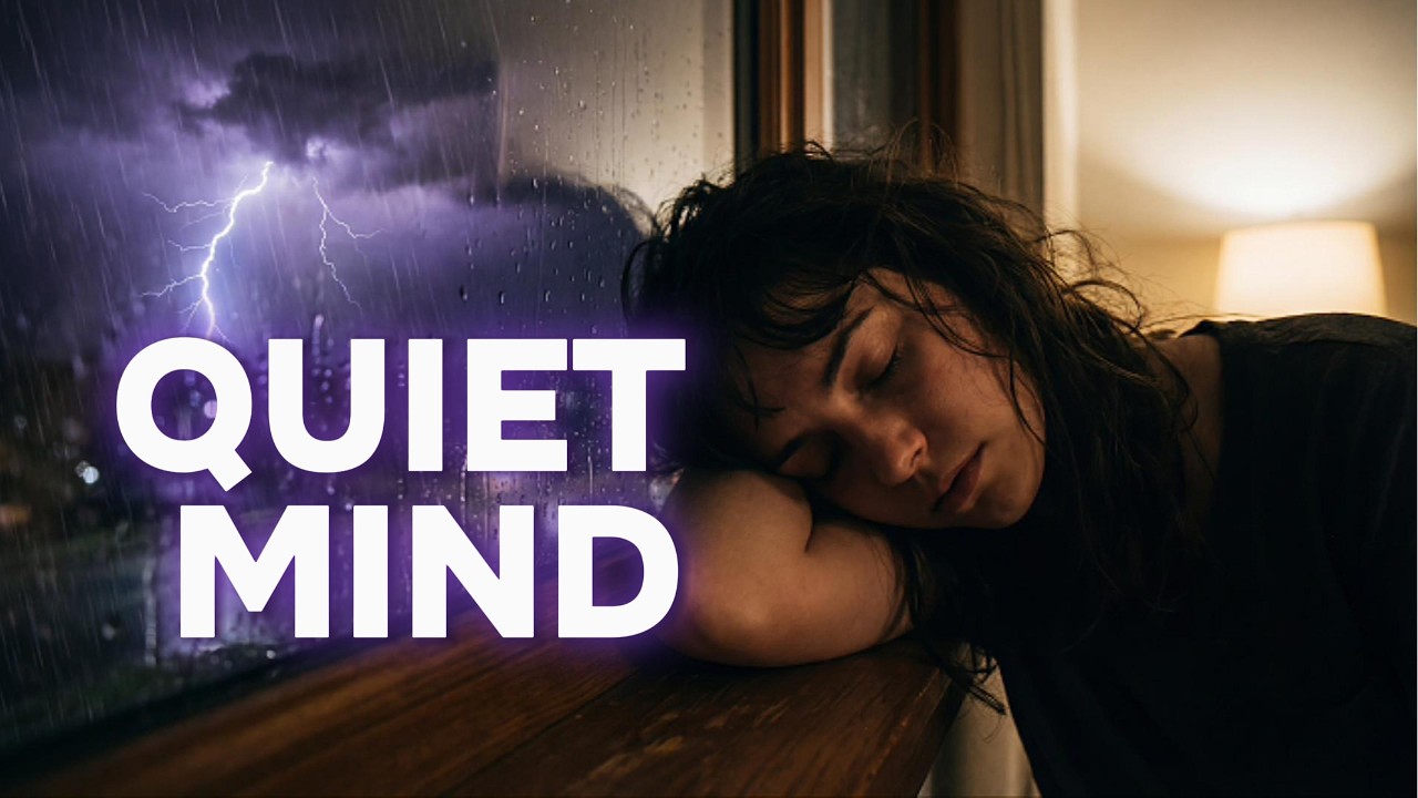 STOP OVERTHINKING 🧠 Clear Your Mind Instantly with Heavy Storm & Deep Piano
