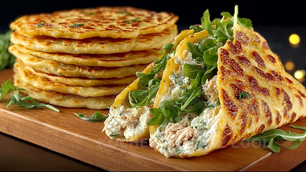 LENTIL FLATBREAD with Greek Yogurt! No Flour, High Protein