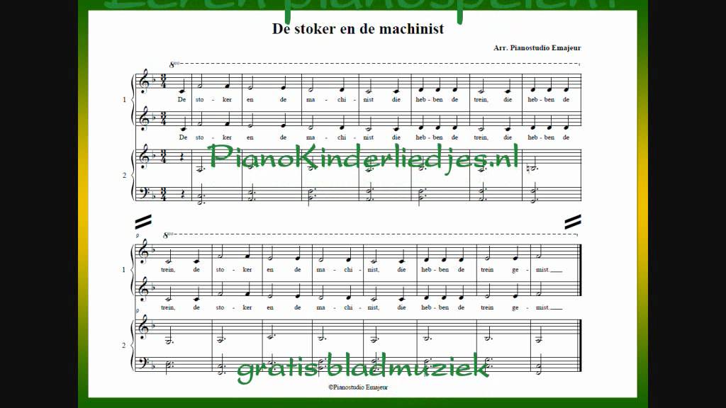 De stoker en de machinist - piano vierhandig