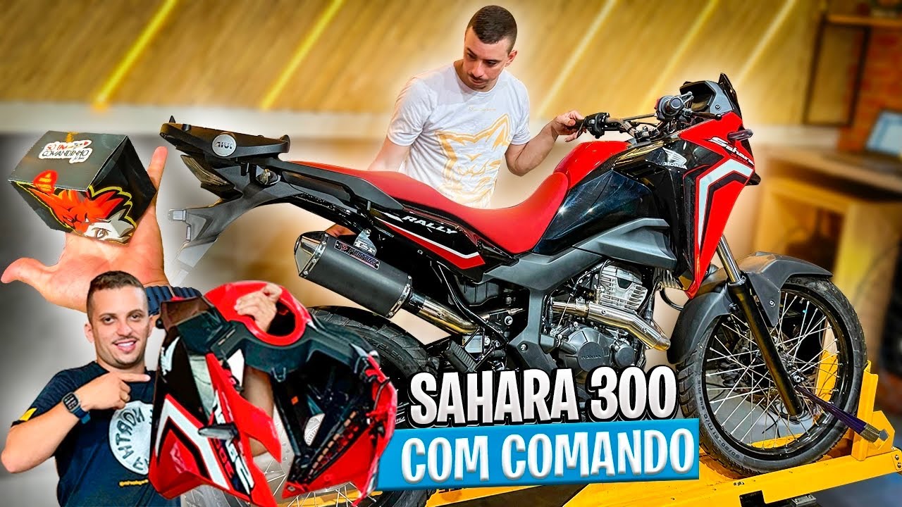 PRIMEIRA SAHARA 300 DO BRASIL COM COMANDO E FORTUNA