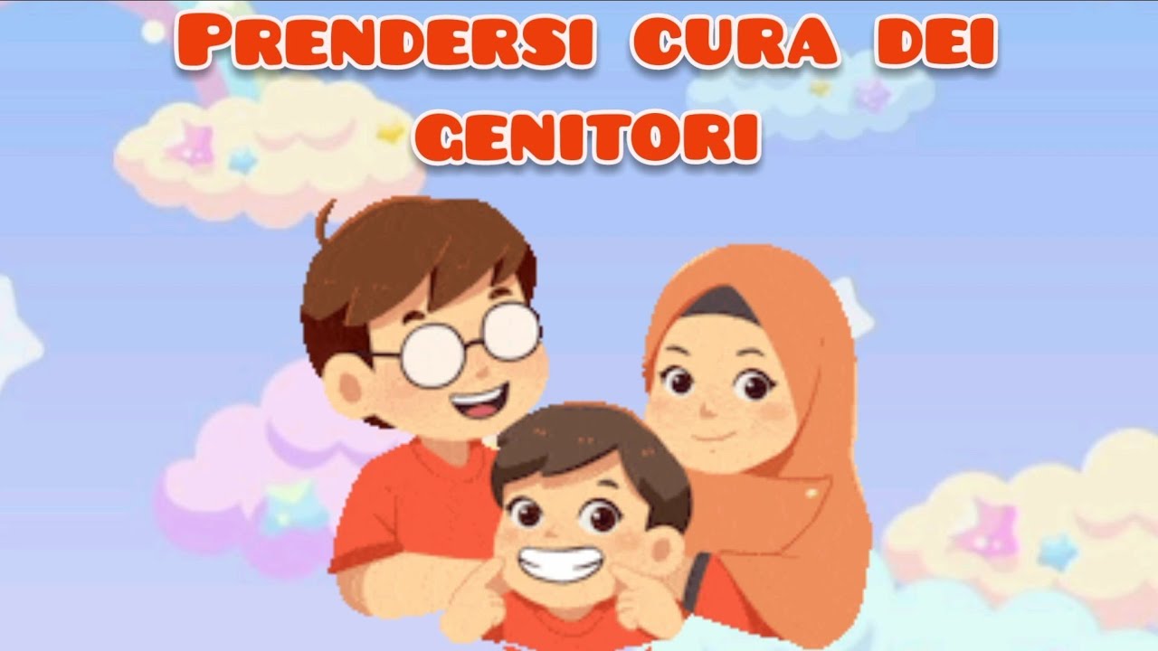 Prendersi cura dei nostri genitori👨‍👩‍👧‍👦 بر الوالدين للأطفال بالايطالية