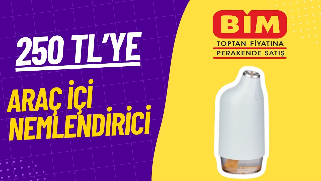 BİM'den 250 TL'ye Araç İçi Nemlendirici Alıp Tamir Ettim!
