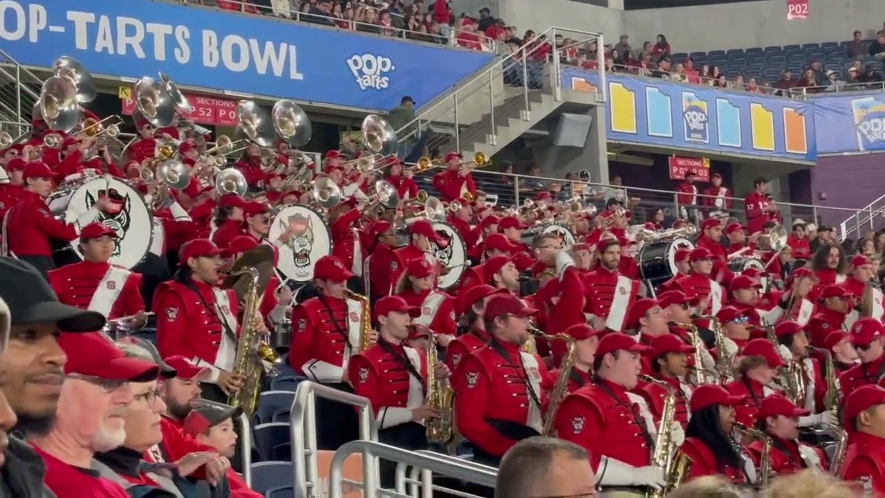12 28 2023 Pop Tarts Bowl featuring the NC State University Marching Band