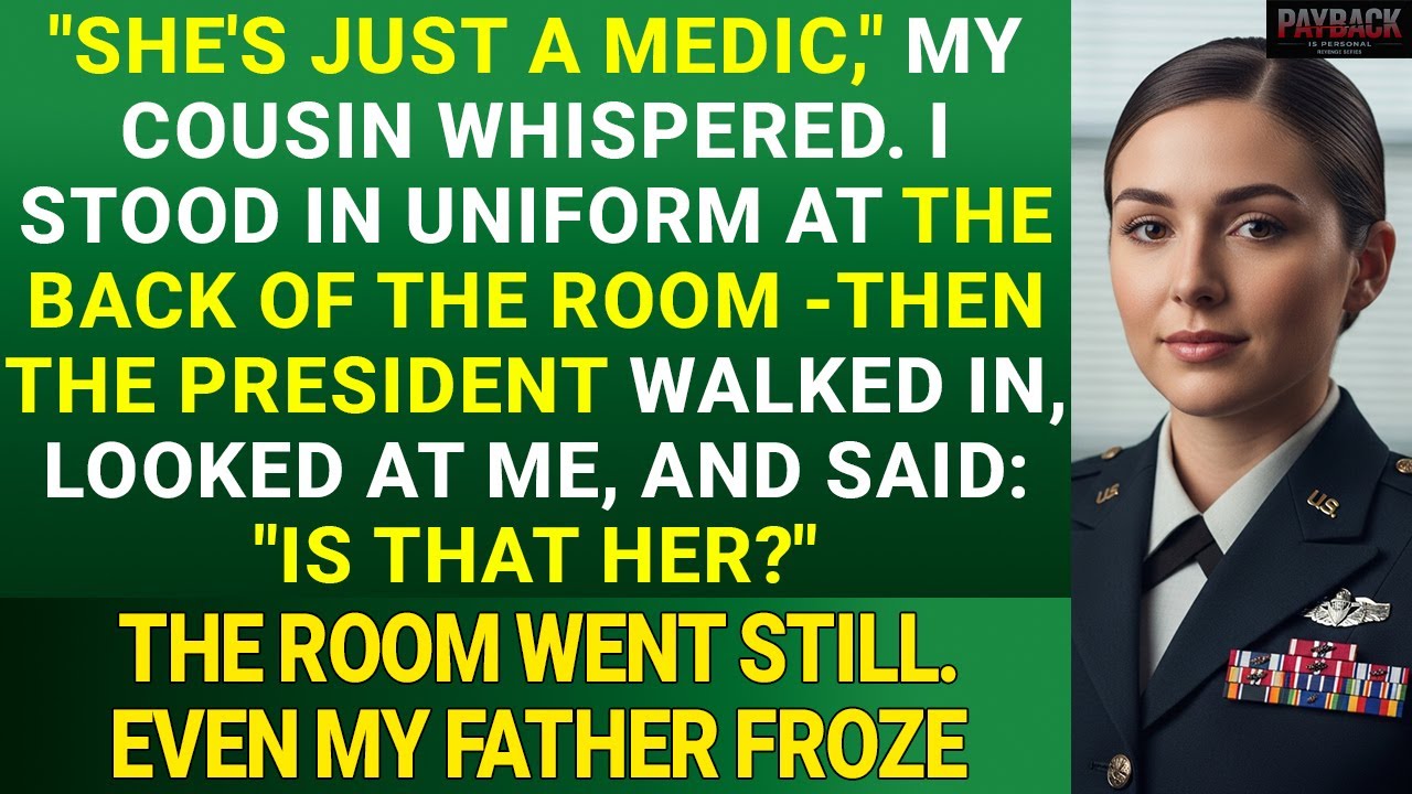 They Said I Was Just a Medic — Then the President Asked for Me by Name