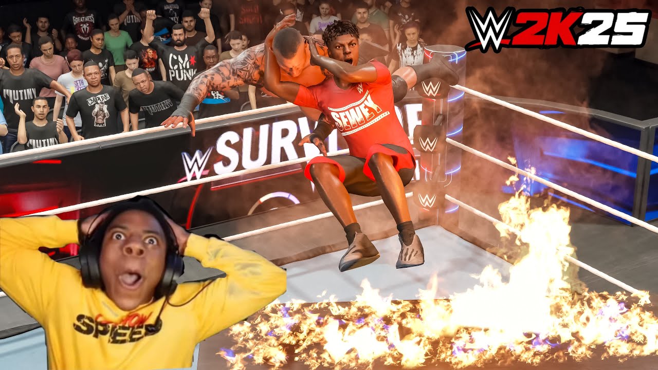 IshowSpeed ​​против Рэнди Ортона — матч по экстремальным правилам мести на Survivor Series | WWE ...