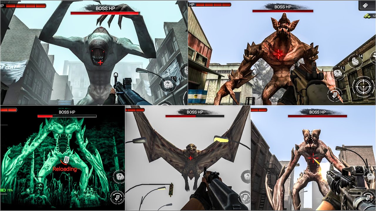 All Bosses - Zombie Hunter D Day 2