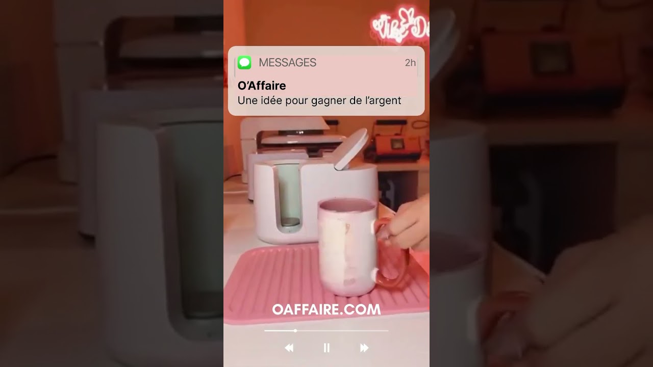 Machine d&rsquo;impression pour personnaliser les tasses automatique