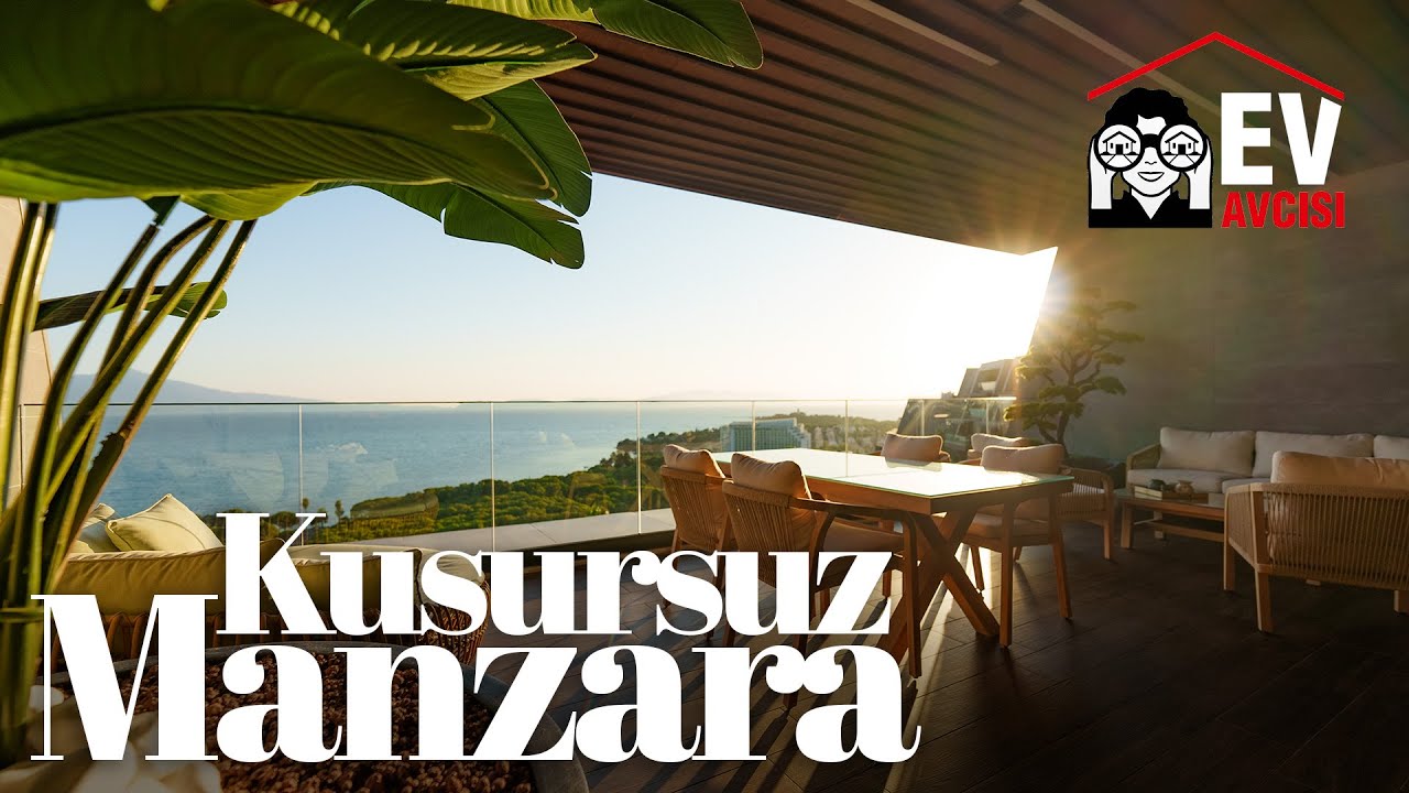 Kuşadası'nda Panoramik Deniz Manzaralı Daire | Kuşadası Satılık Daire 187 (Satıştan Kalktı)
