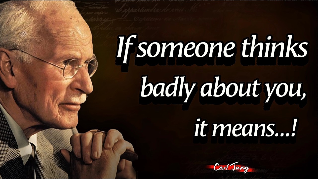 If Someone Badly Thinks About You, Do This | Carl Jung Life Lessons By Most Famous Quotes