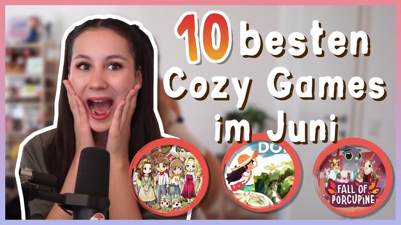 Die 10 besten cozy Games im Juni! | Für Nintendo Switch, PC und mehr ✨