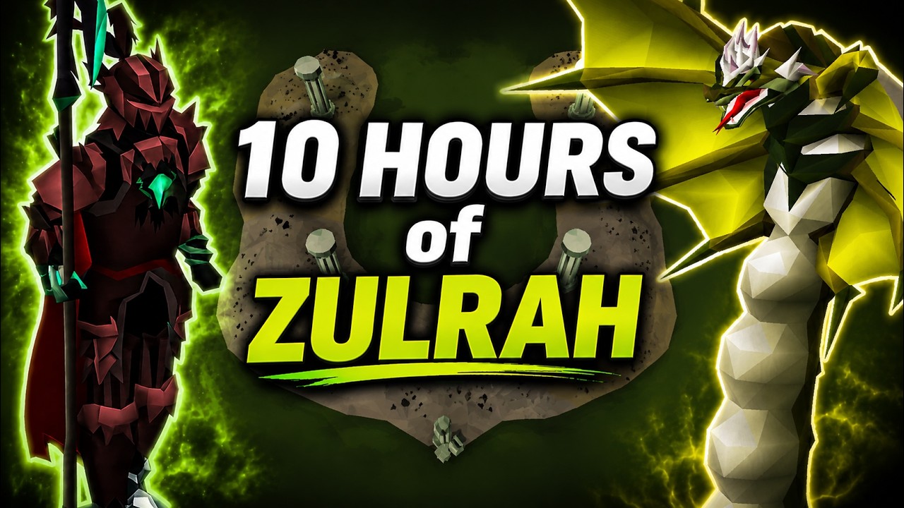 Loot From 10 Hours of Zulrah (Melee Method) | OSRS