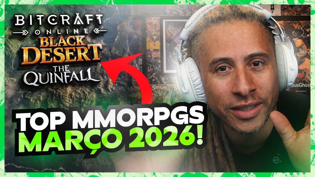 TOP MMORPGS 2026 - PELA QUANTIDADE DE PLAYERS ONLINE - MAR&Ccedil;O 2026
