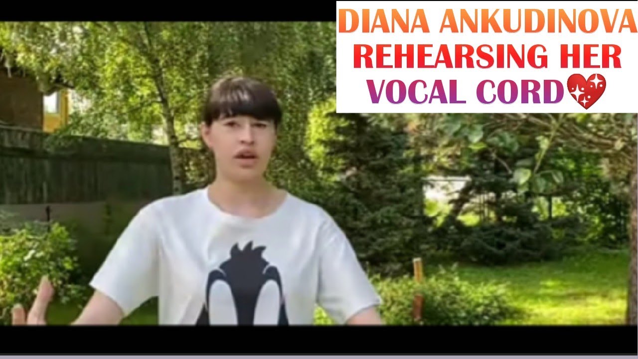 Diana Ankudinova Rehearsing Her Vocals | #rehearsal #dianaankudinova #reaction #diana