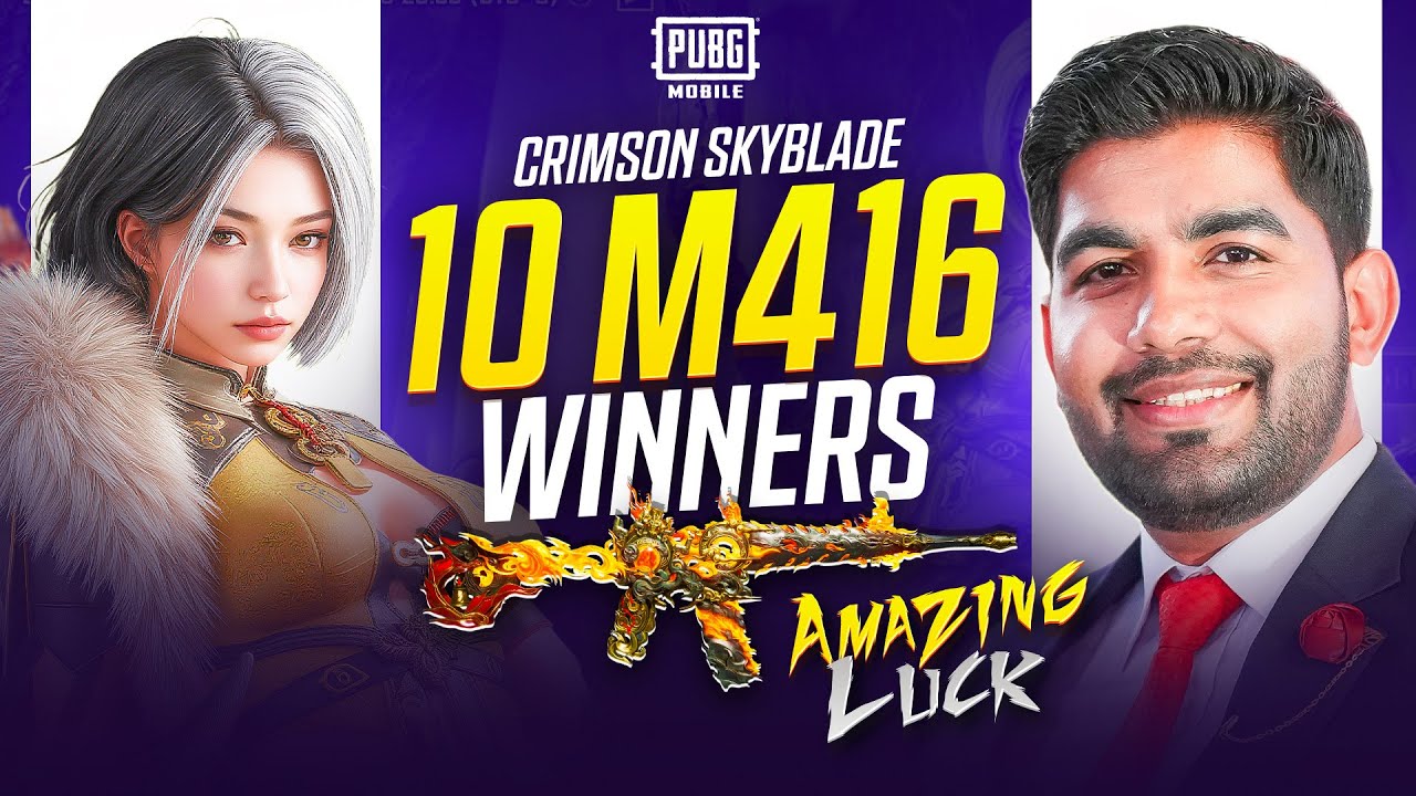 Crimson Skyblade & Fool M416 Winners | 🔥 PUBG MOBILE 🔥