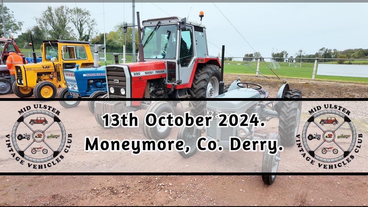 Mid Ulster Vintages Vehicles Club Run 2024.