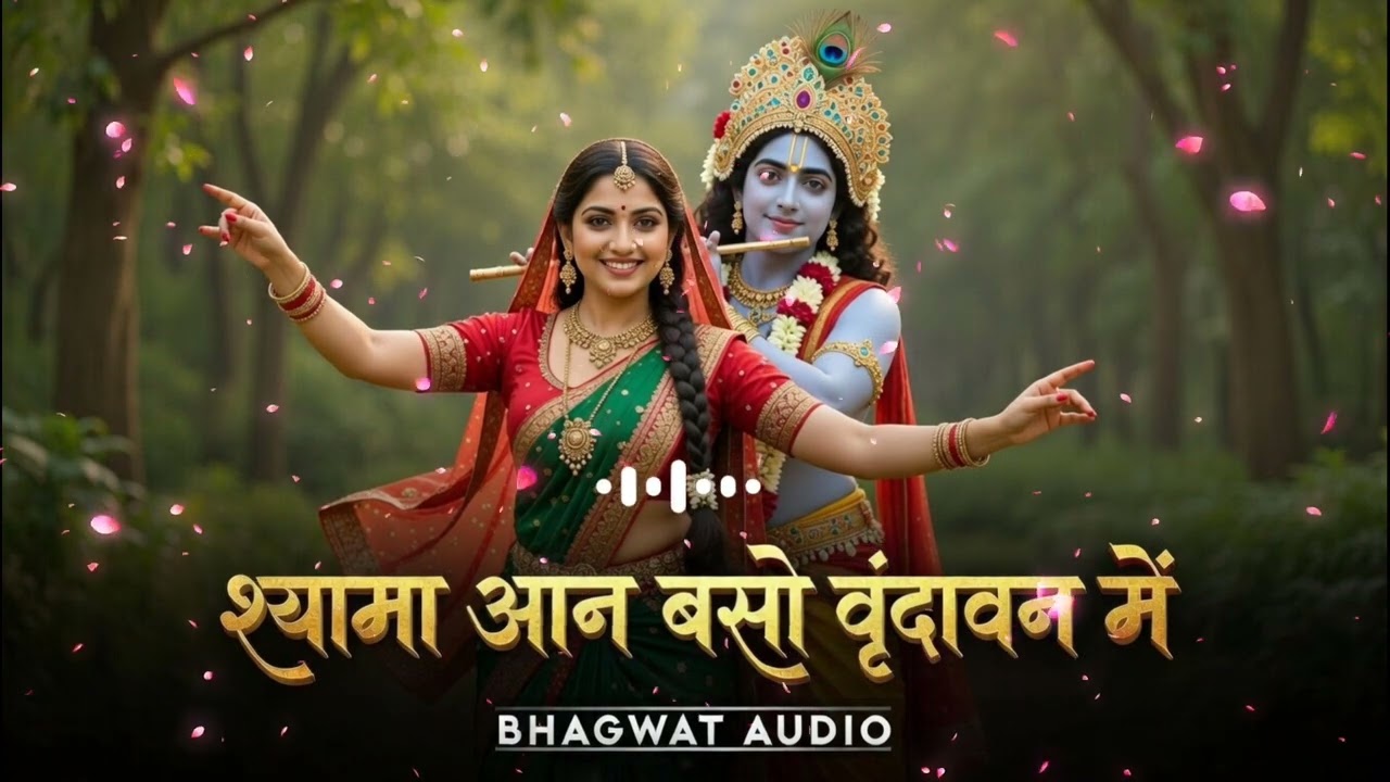 श्यामा आन बसो वृंदावन में' Latest Radha Krishna Bhajan | Best Dance Song Or Shyama | BHAGWAT AUDIO