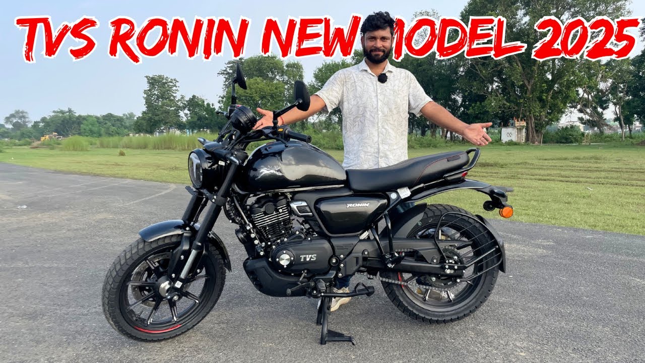 Lo Bhai Aagi New TVS Ronin New Model 2025 | New Model Full Black Detailed Review