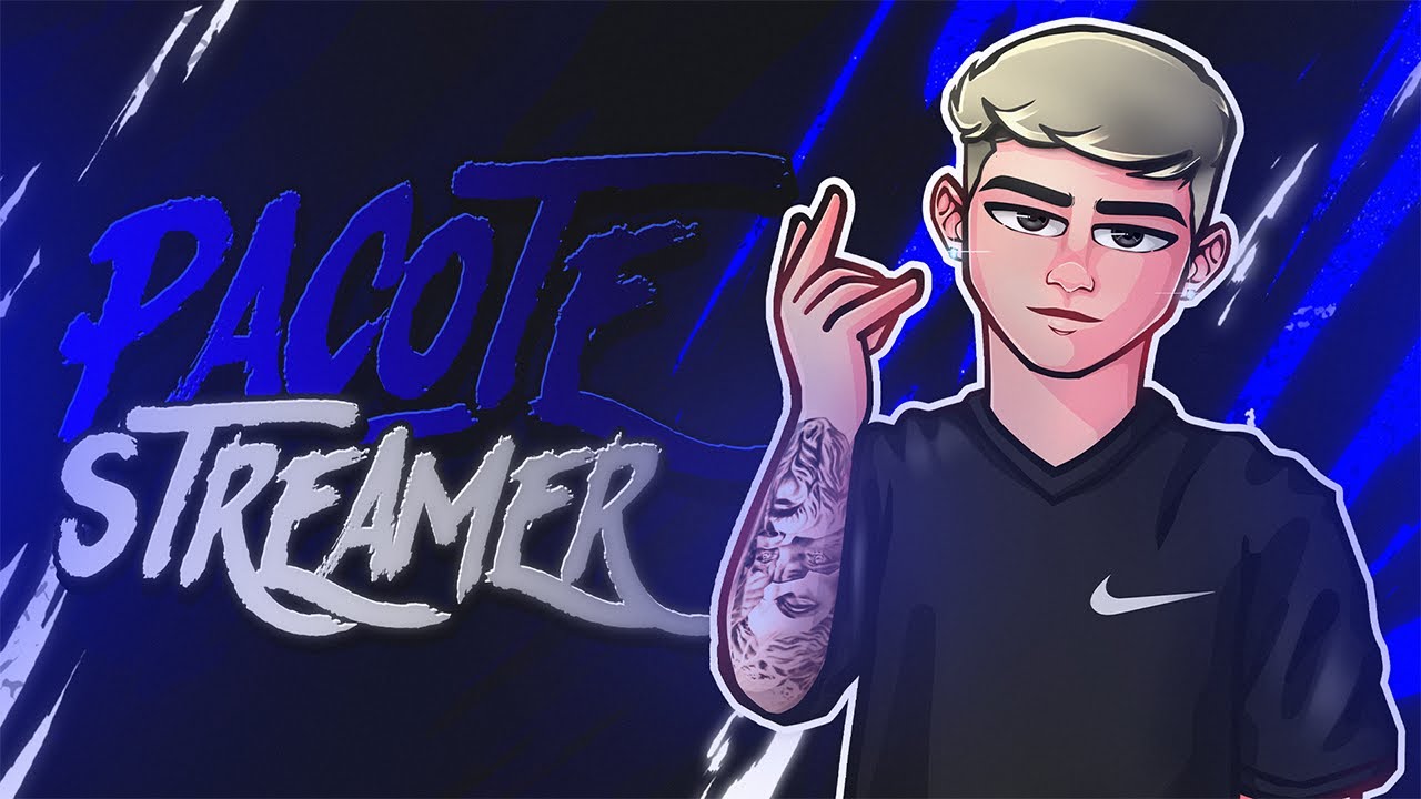 PACOTE STREAMER PERSONALIZADO PARA SUAS LIVES E VIDEOS ! JFZ DESIGNER