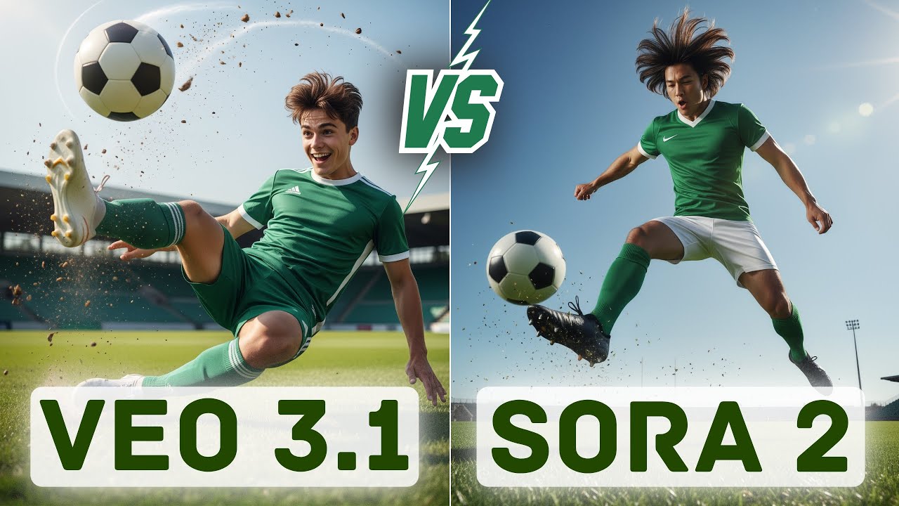 Por&oacute;wnanie Veo 3.1 i Sora 2: bitwa wideo ze sztuczną inteligencją 2025 &ndash; testy por&oacute;wnawcze i kto ...