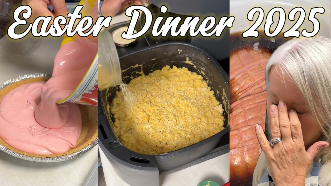 Momma starts prepping Easter Dinner 🥹