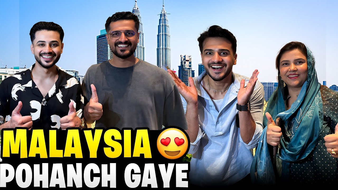 Naqash Bhai Pehli Dafa International Tour Par Ay 😍 || Malasya Pohanch Gaye 