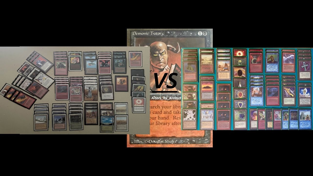 Old School MTG 93/94 The Dune VS Atog @ White Dragon Comics