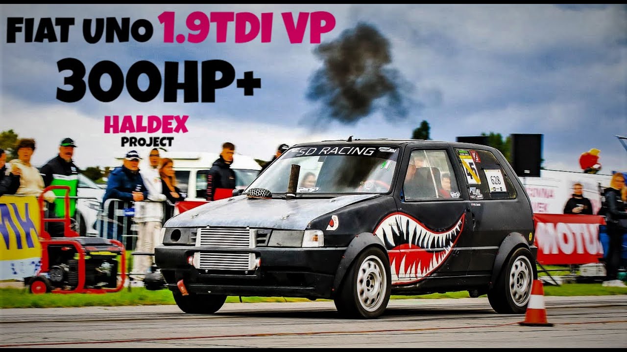 PROJECT FIAT UNO 1.9TDI VP 300HP+ HALDEX  @ BIG TURBO VOLVO @ DIESELPOWER |VORY TDI