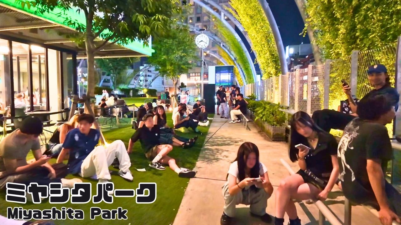 Miyashita Park🤩Where Different Worlds Meet in Shibuya Tokyo Japan 4K60