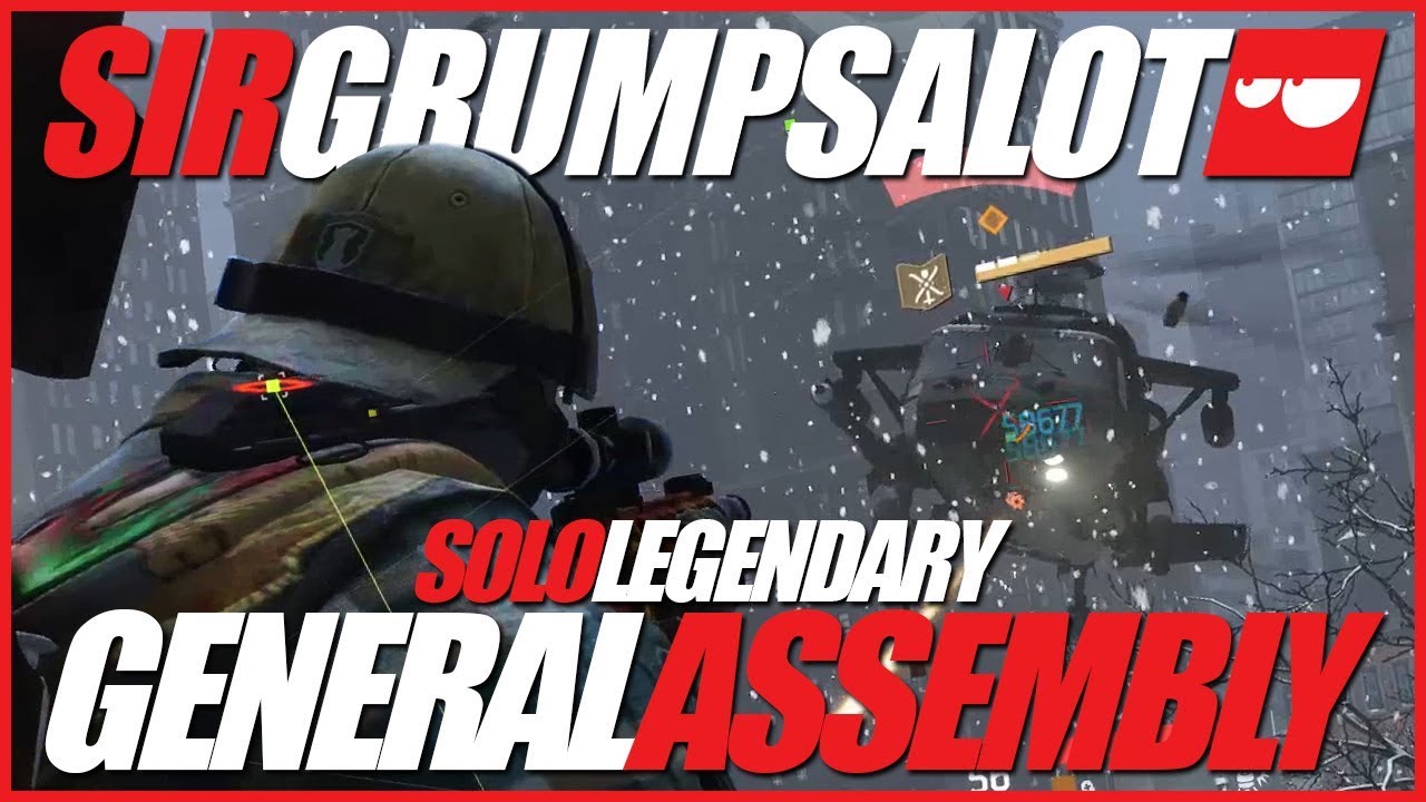 General Assembly Solo | New legendary mission | Patch 1.8.2