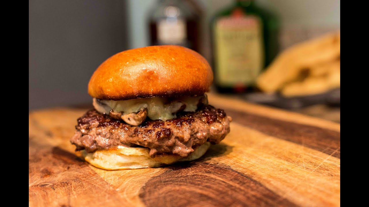 The Best Mushroom Swiss Burger (How To)