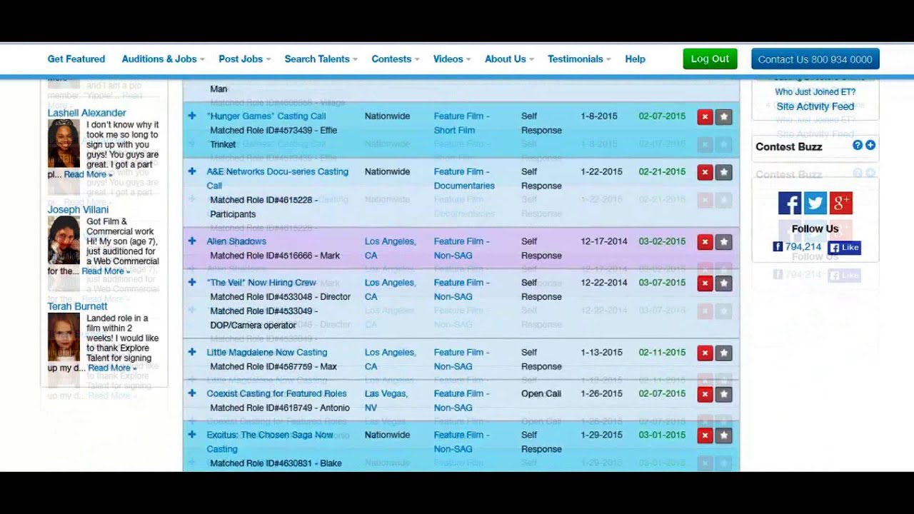 EXPLORE TALENT  l  Creating a Profile - ProActive