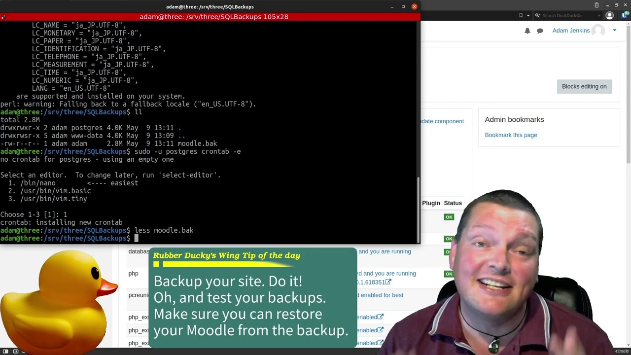 Backup PostgreSQL