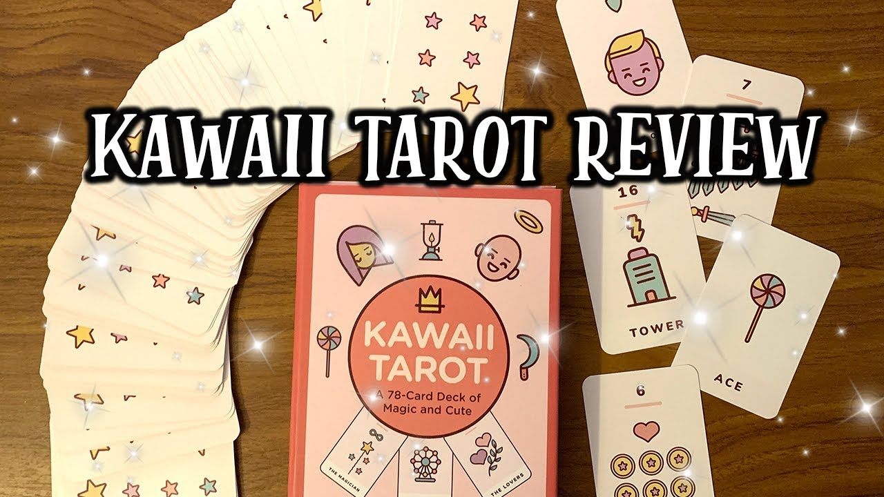 KAWAII TAROT CARDS REVIEW 🍭🌈🎨 HONEST OPINION & DECK FLIP THROUGH