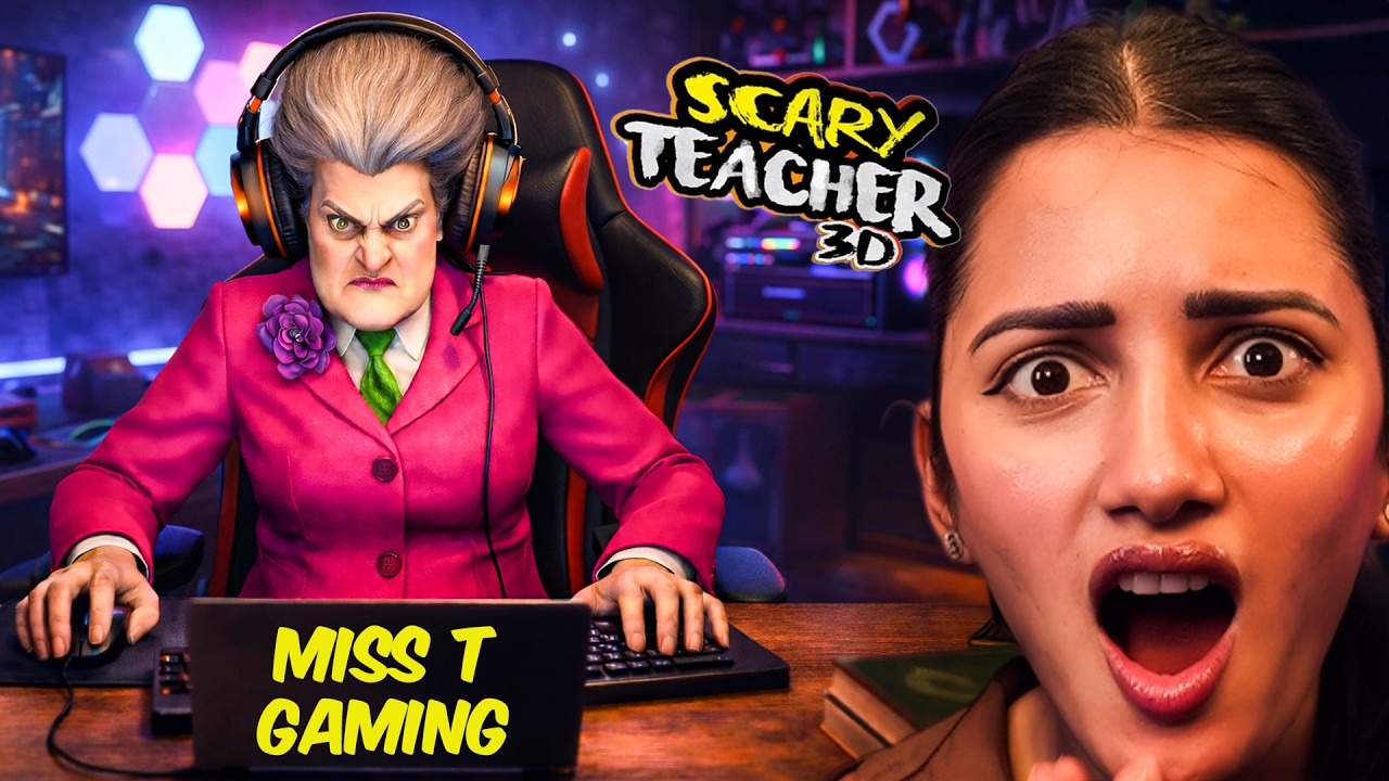 Miss T Ne Kiya Apna Gaming Channel Start 😱| Scary Teacher 3D Gameplay!