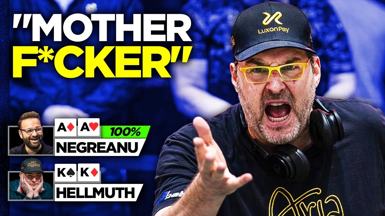 Phill Hellmuth Losing It For 25 Minutes Straight!