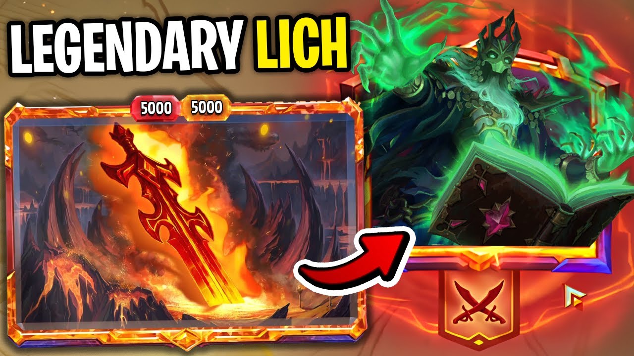 Beating LICH With Another Legendary Item