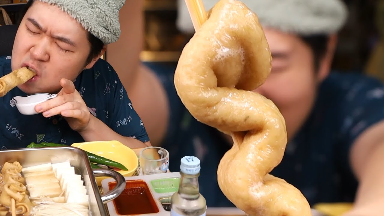 역시 추운 날에는 뜨끈한 골뱅이어묵탕 먹방