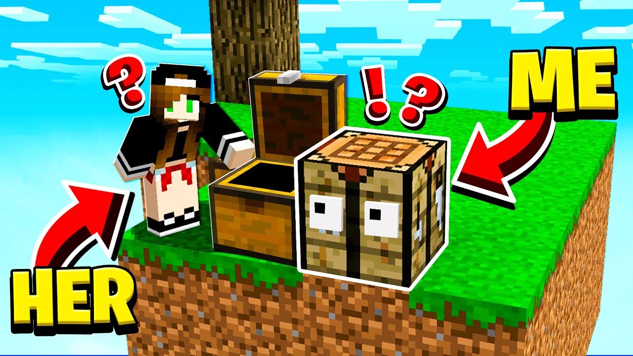 SHE had NO IDEA I was in HER Minecraft World! **HILARIOUS**