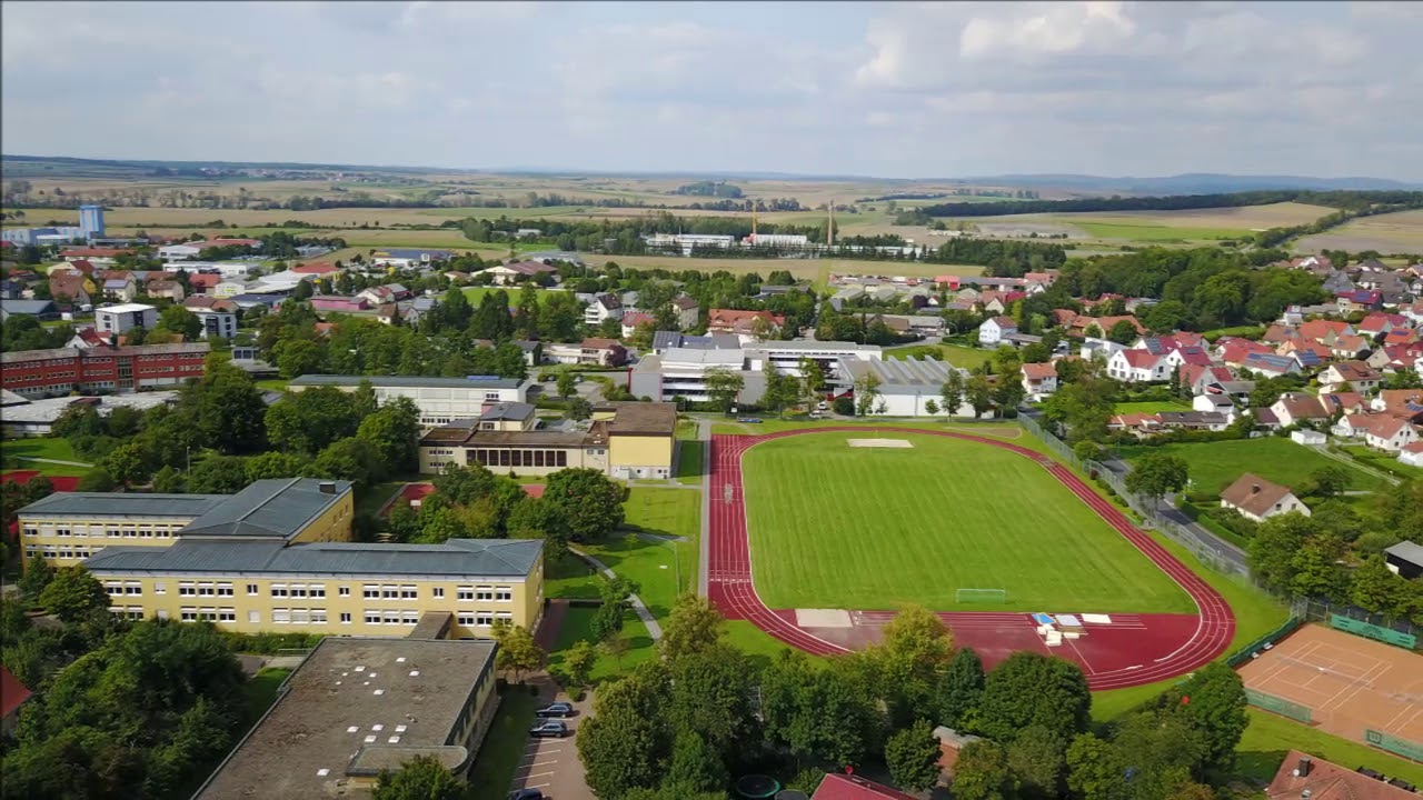 Bad Königshofen von oben