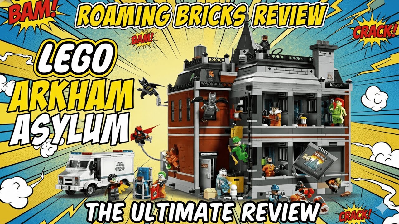 LEGO 76300 Лечебница Аркхэм: модульный шедевр Темного рыцаря? #lego #afol #review #batman