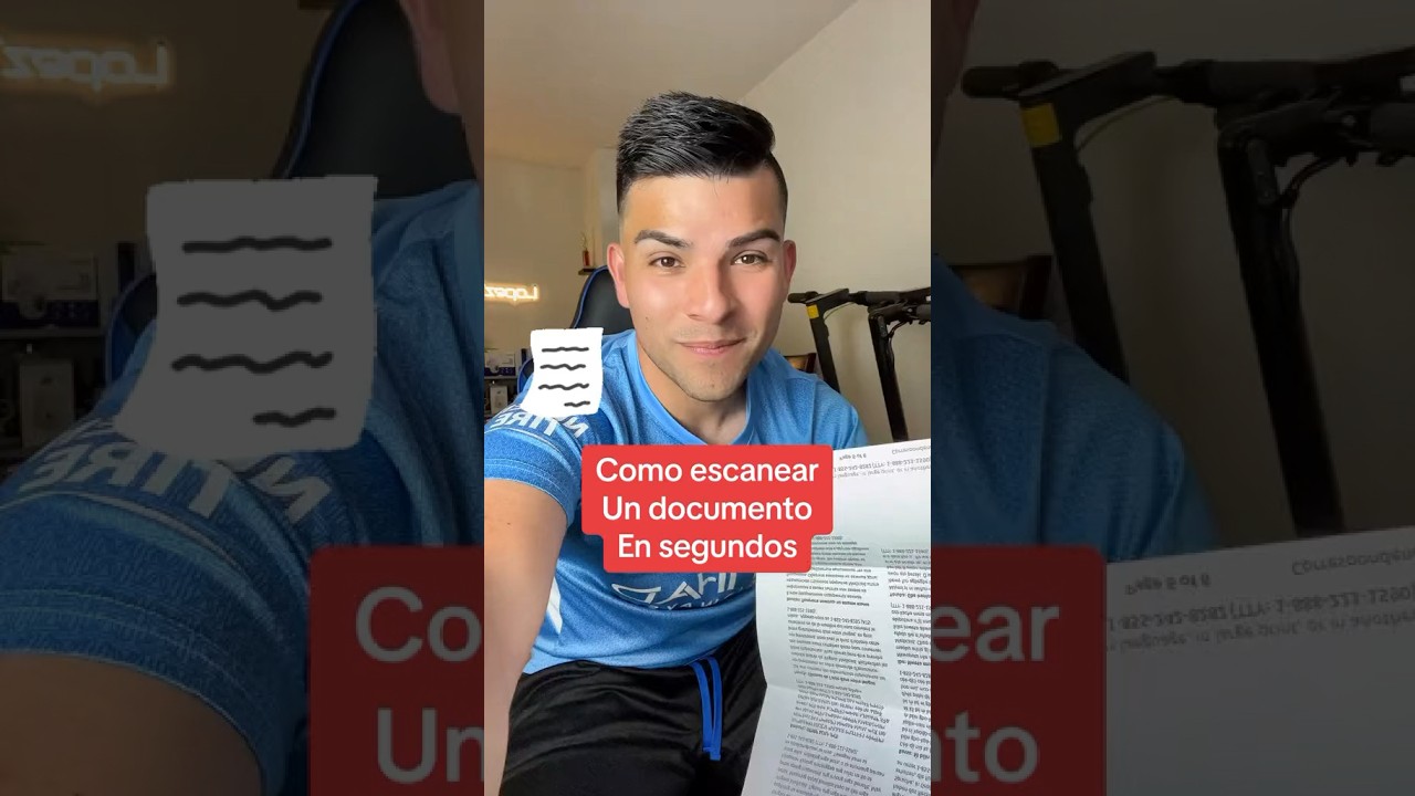 C&oacute;mo escanear un documento rapido